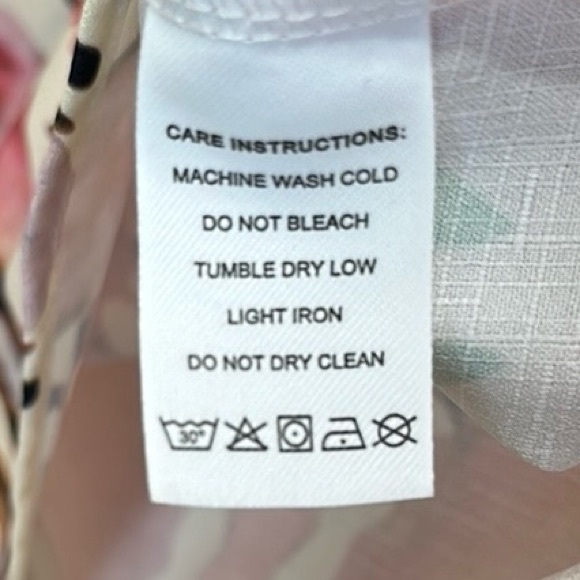 BOHO Summer Beach Mini Dress Size Large 3/4 Bell Sleeves V Neck NWT Floral - Picture 7 of 7